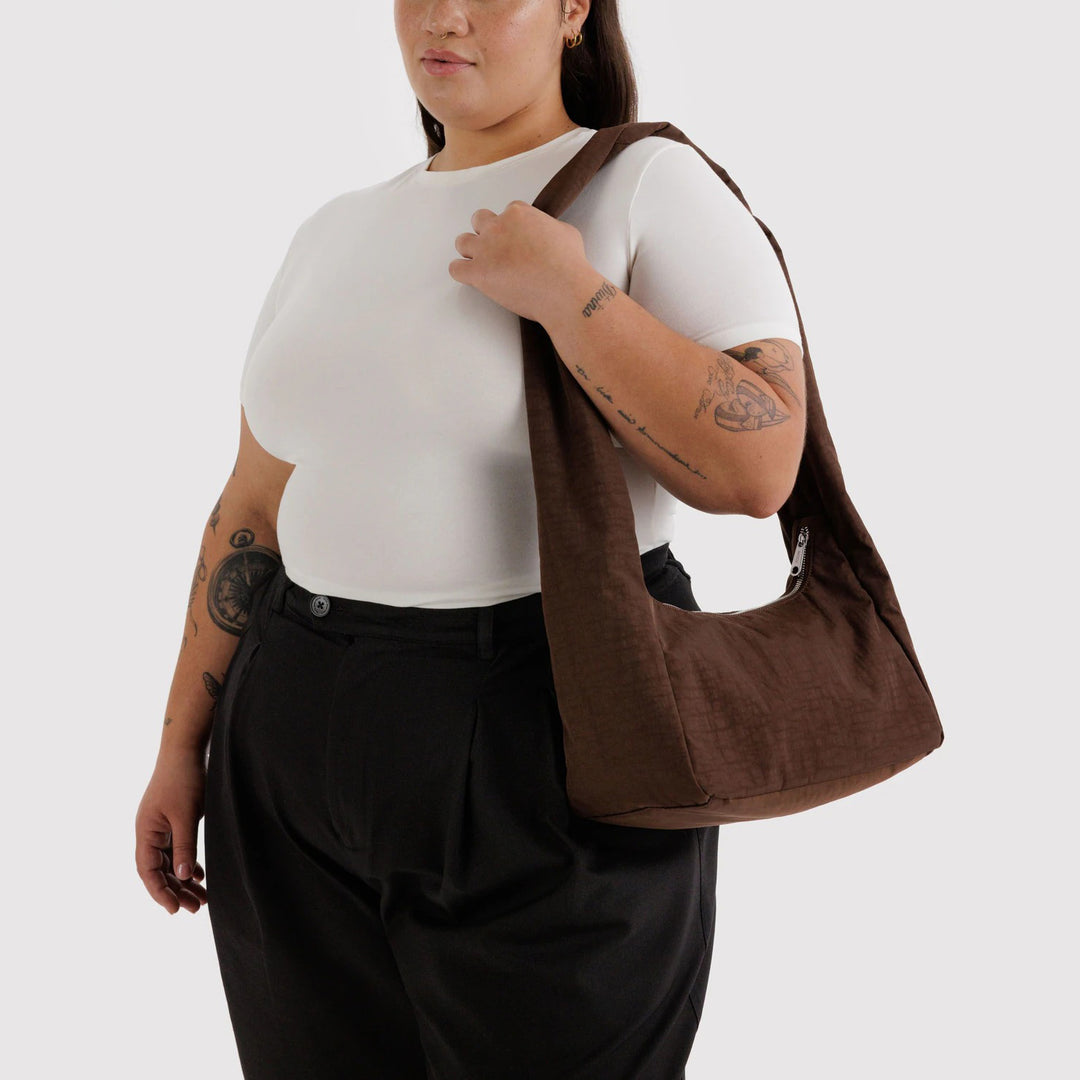 BOLSO - Baggu, Coffee Nylon Meringue Bag