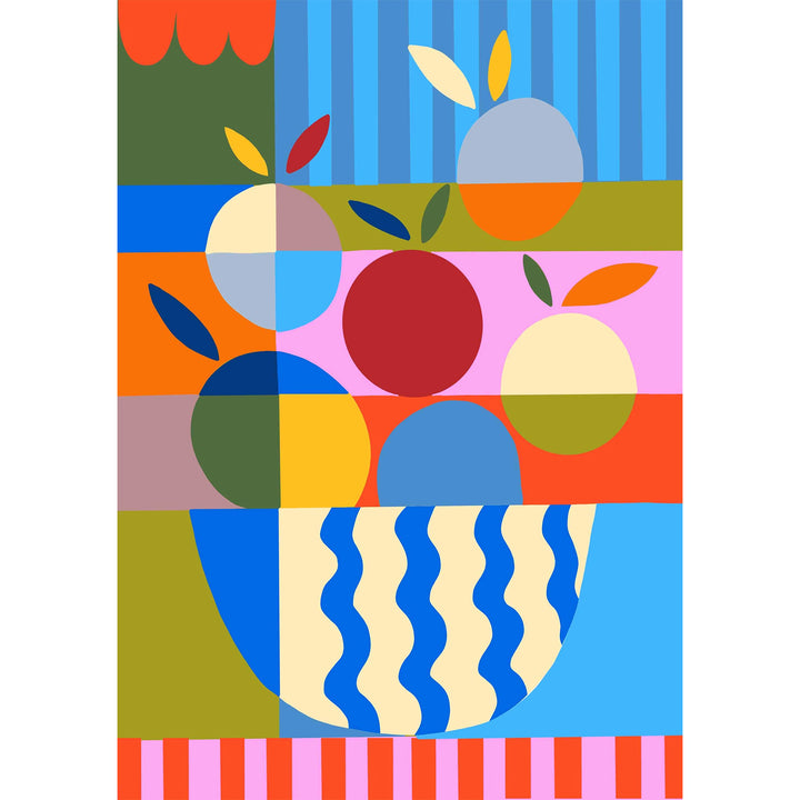 ILUSTRACIÓN - Teresa Rego, Colour Block Mandarines