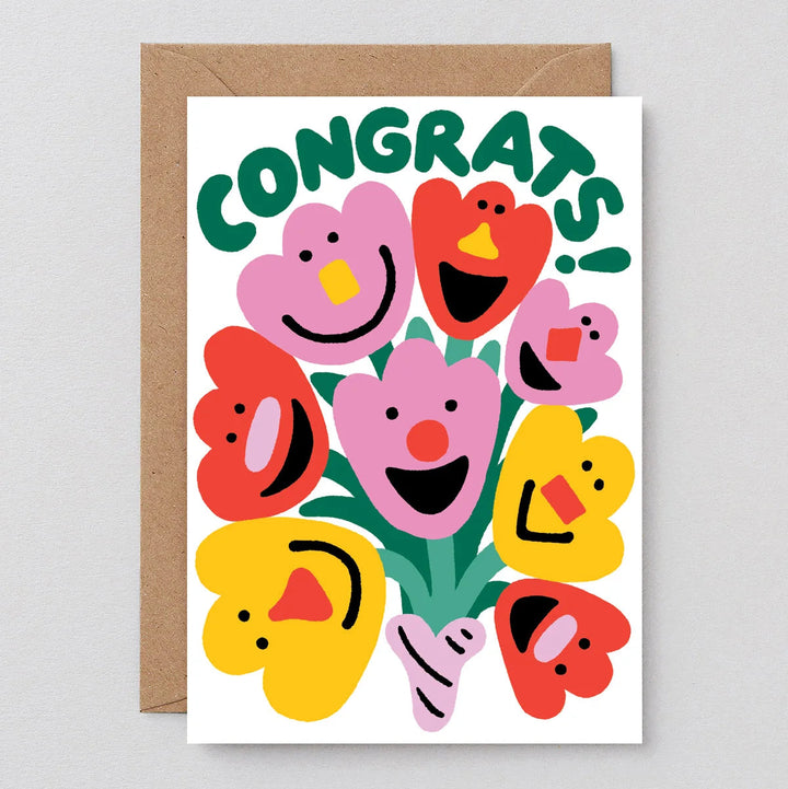 GREETING CARD - Wrap Magazine, Hooray Champagne