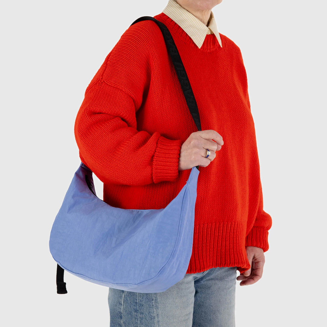 BOLSO - Baggu, Medium Nylon Crescent Bag Cornflower