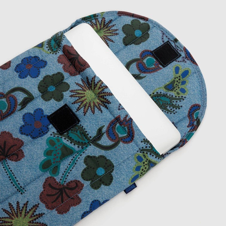 FUNDA DE PORTÁTIL 16'' - Baggu, Digital Denim Birds