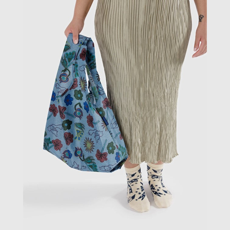 TOTE BAG - Baggu, Digital Denim Birds