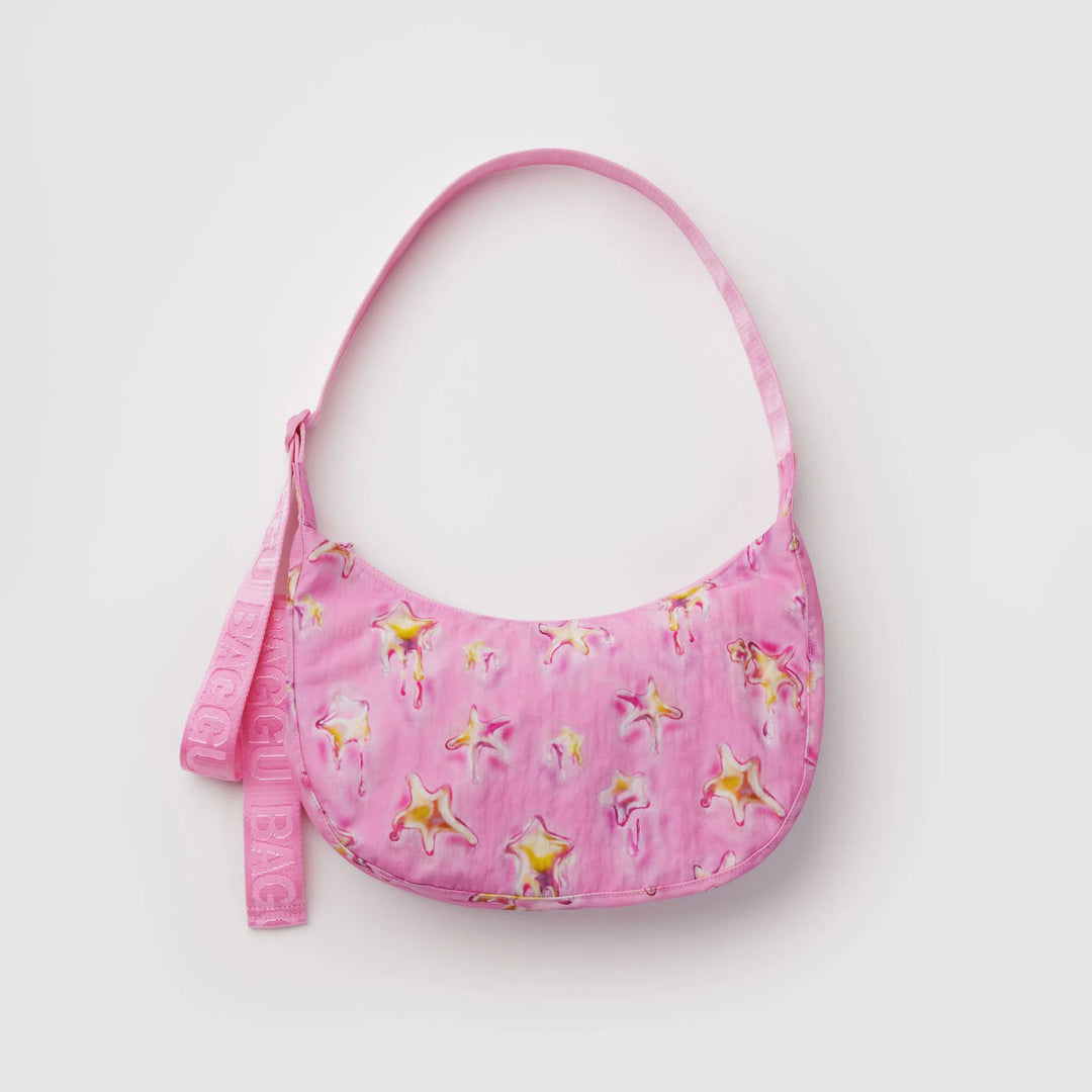 BOLSO - Baggu, Dancing Star Medium Nylon Crescent Bag