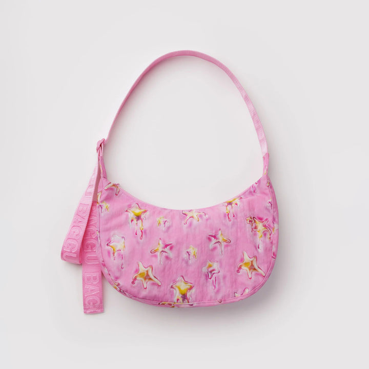 BOLSO - Baggu, Dancing Star Medium Nylon Crescent Bag