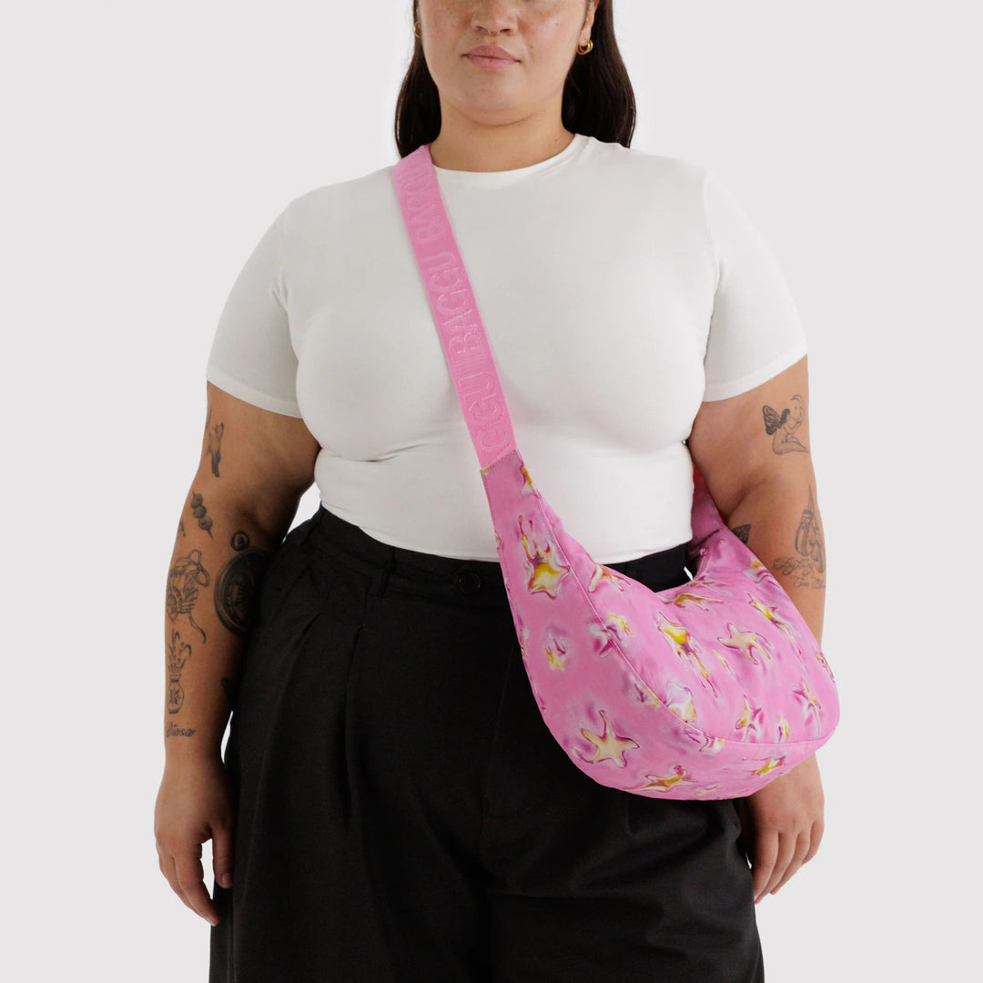 BOLSO - Baggu, Dancing Star Medium Nylon Crescent Bag