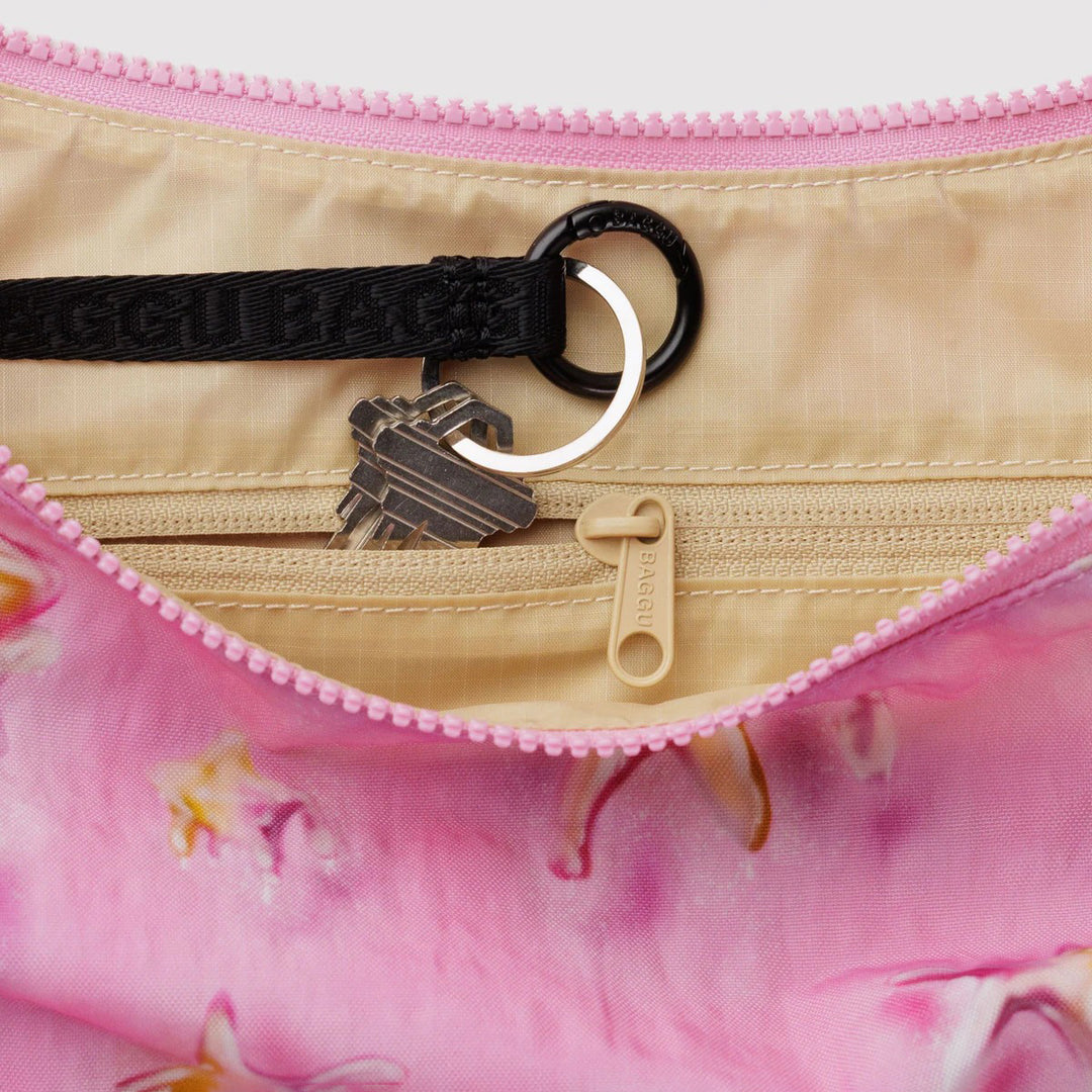 BOLSO - Baggu, Dancing Star Medium Nylon Crescent Bag