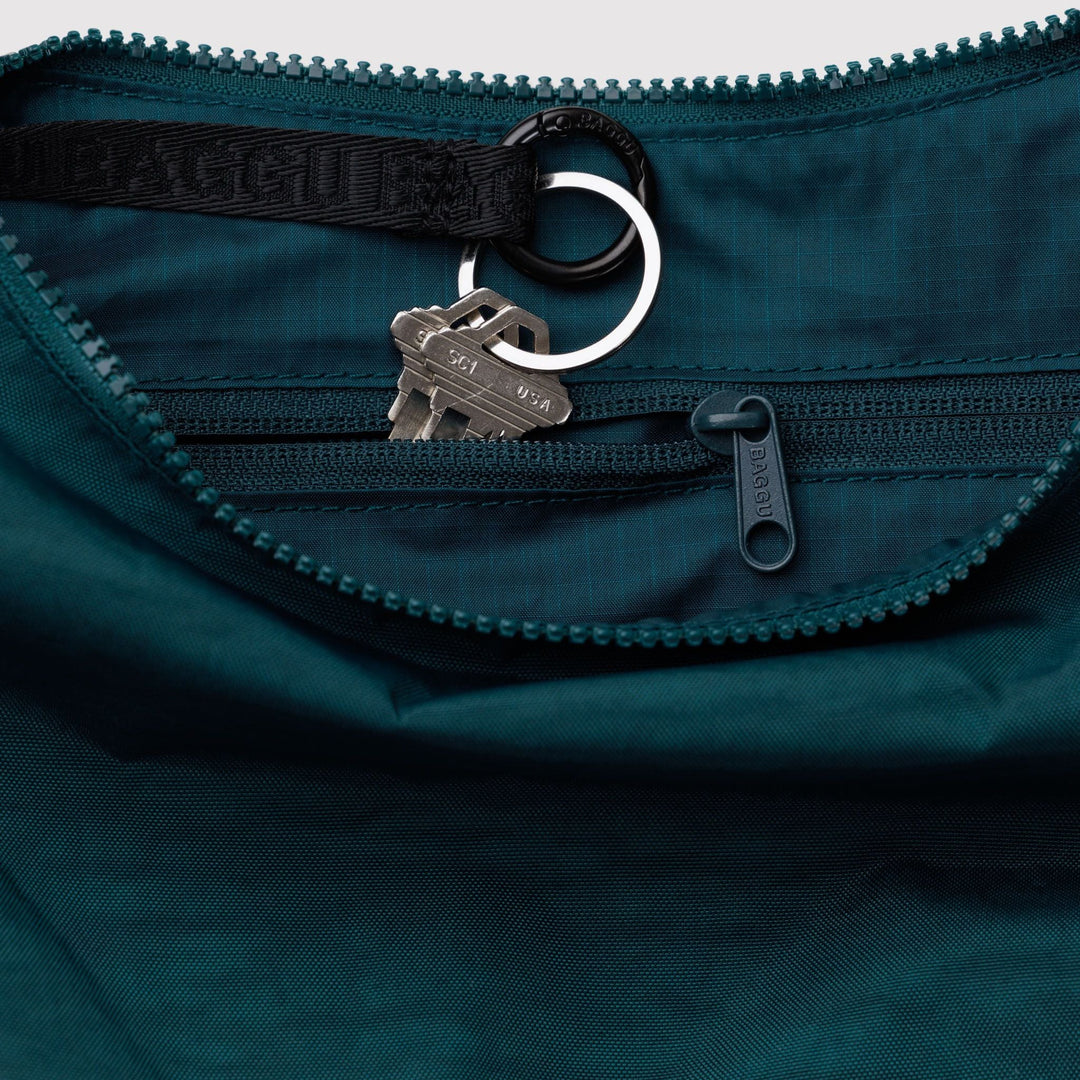 BOLSO - Baggu, Deep Sea Medium Nylon Crescent Bag