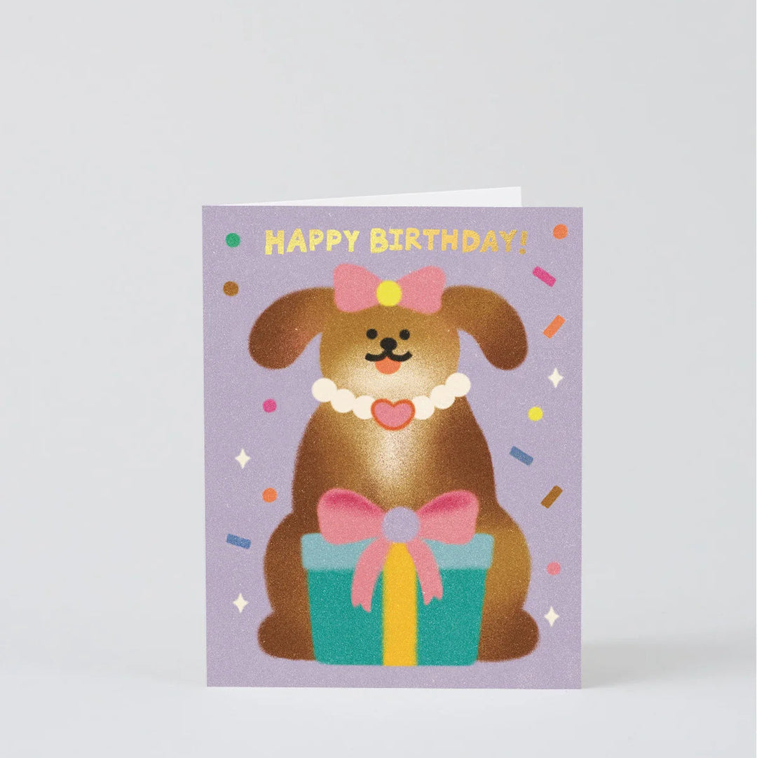 GREETING CARD - Wrap Magazine, Birthday Dog