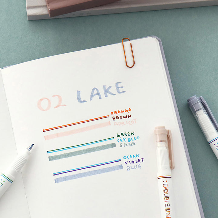 BOLÍGRAFOS - Iconic, Double Line 02 Lake