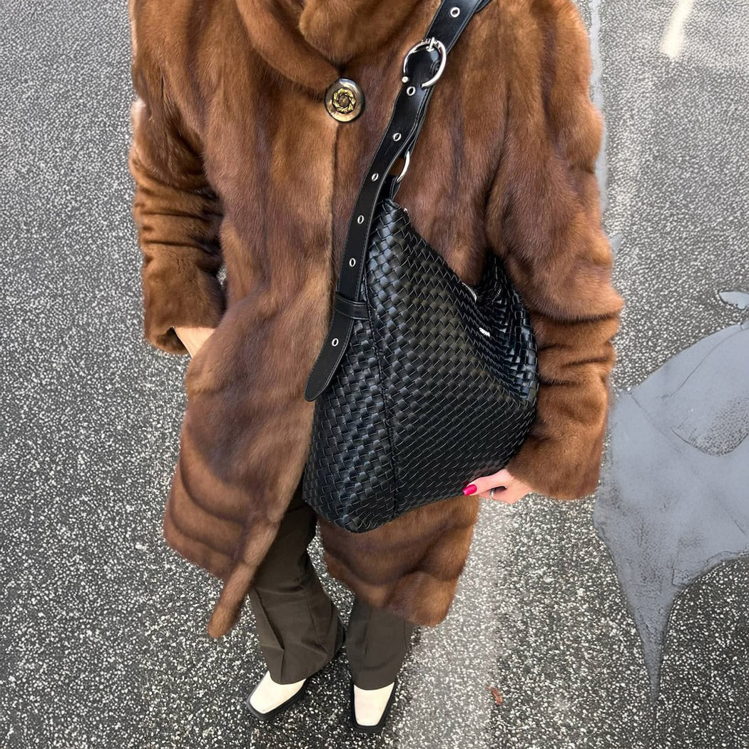 BOLSO - Silfen, Ellie Black trenzado