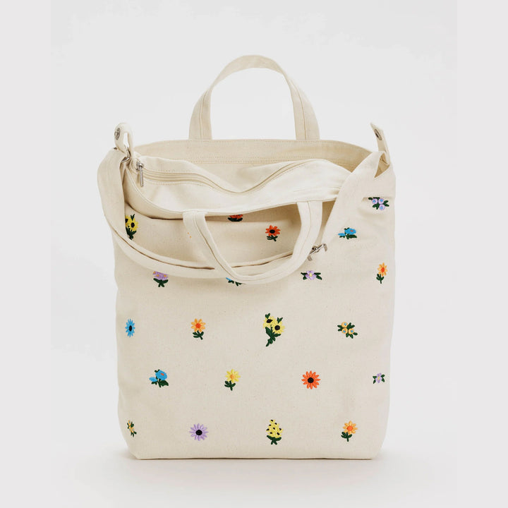 TOTE BAG - Baggu, Zip Duck Bag Embroidered Ditsy Floral