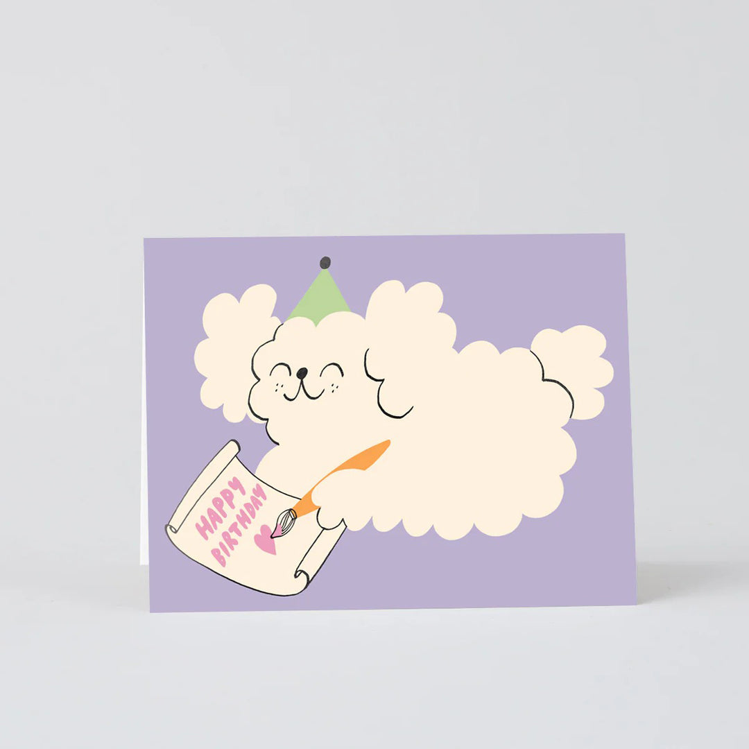 TARJETA FELICITACIÓN - Wrap Magazine, Happy Birthday Painting