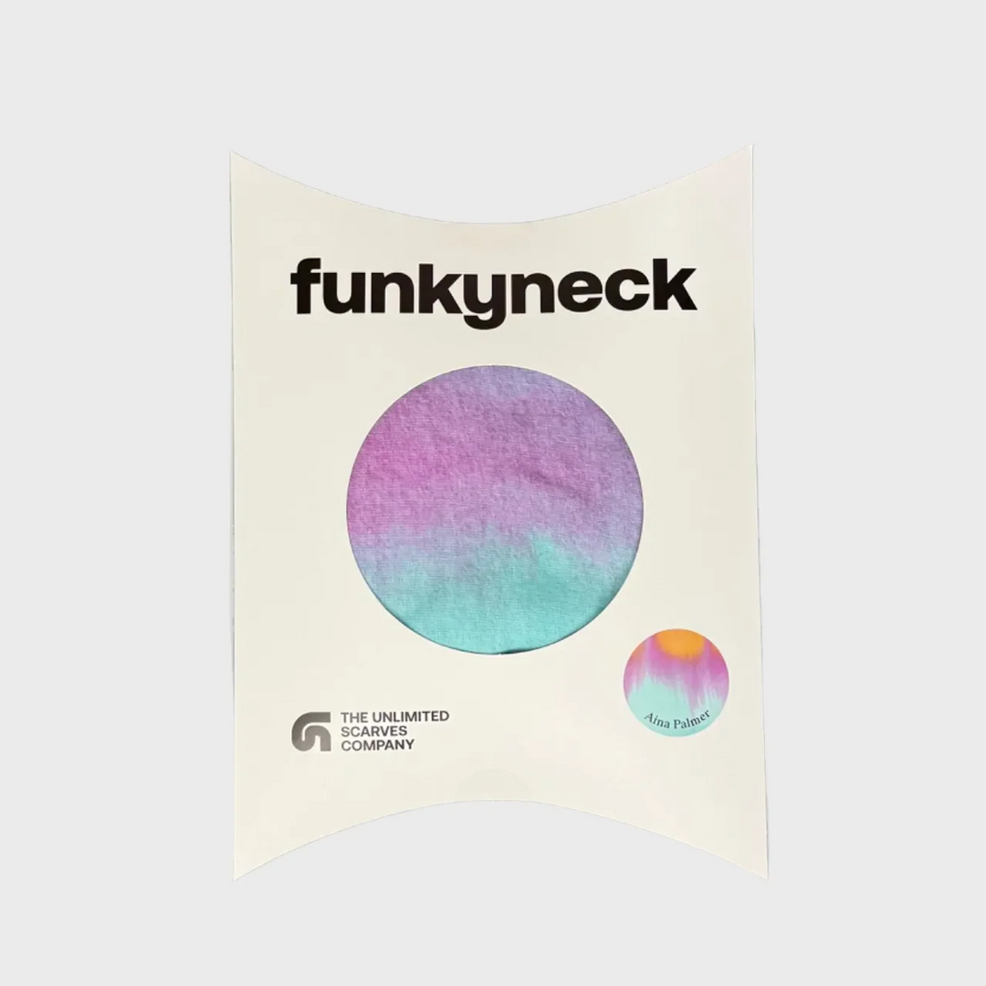 FULAR - Funkyneck, Aqua by Aina Palmer