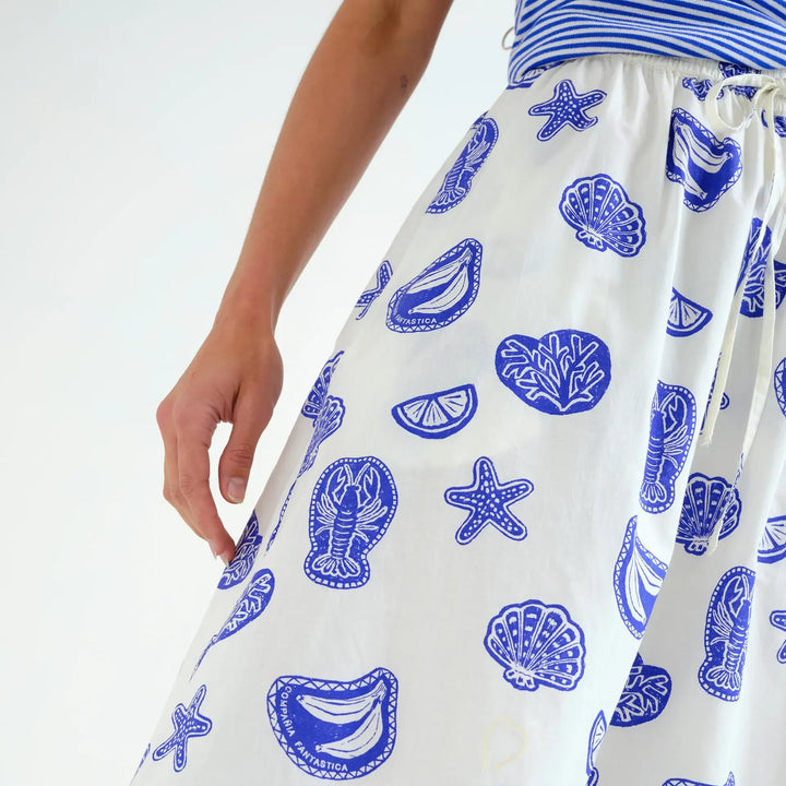 FALDA - Compañía Fantástica, Estampado Lobster