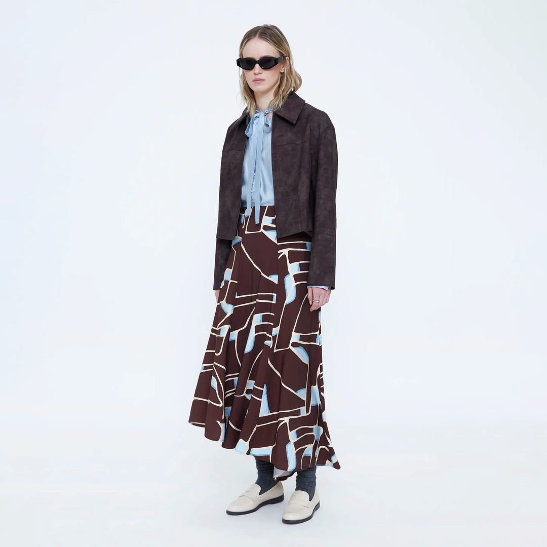 FALDA - Wild Pony, Larga con estampado Bombón