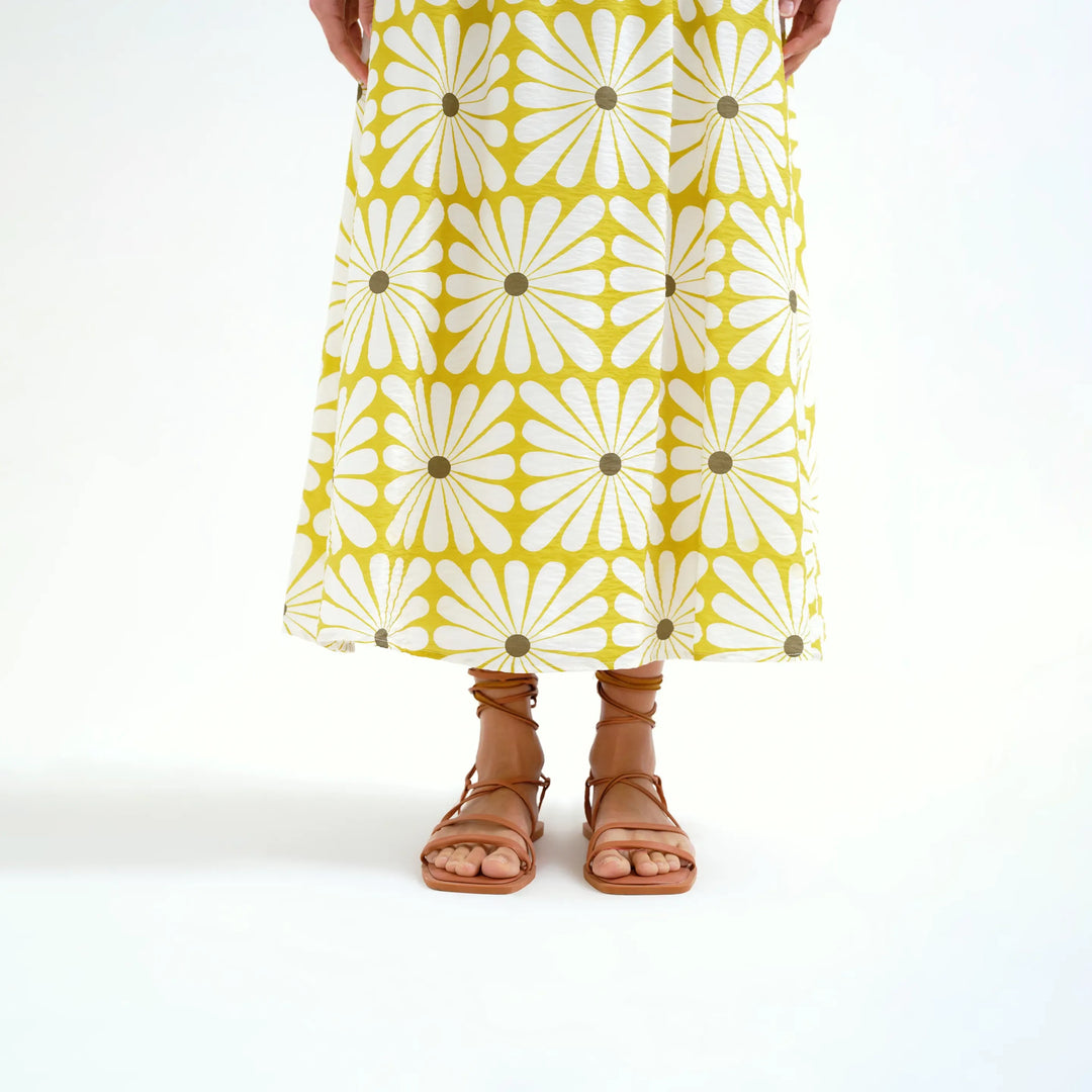 FALDA - Compañía Fantástica, Larga con estampado Olive Flower