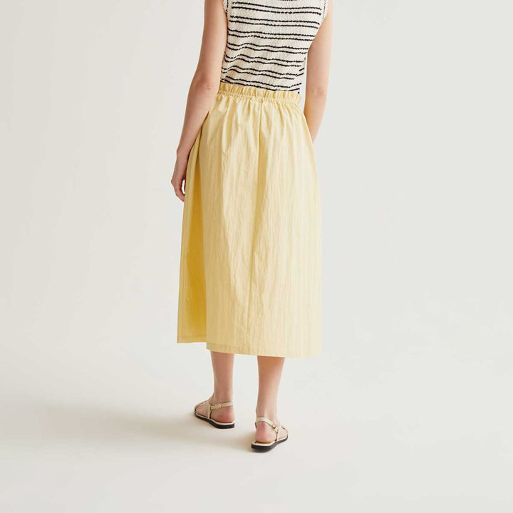 FALDA - Compañía Fantástica, Midi amarillo claro