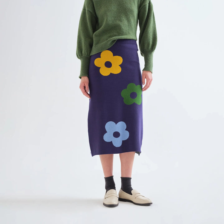 FALDA - Compañía Fantástica, Midi con estampado Euphonia