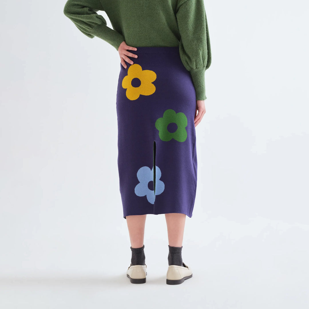 FALDA - Compañía Fantástica, Midi con estampado Euphonia