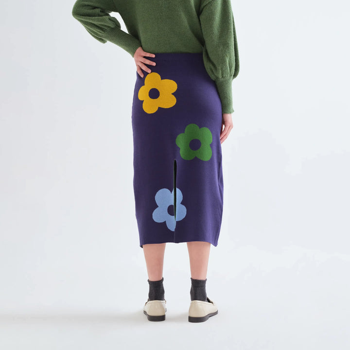 FALDA - Compañía Fantástica, Midi con estampado Euphonia