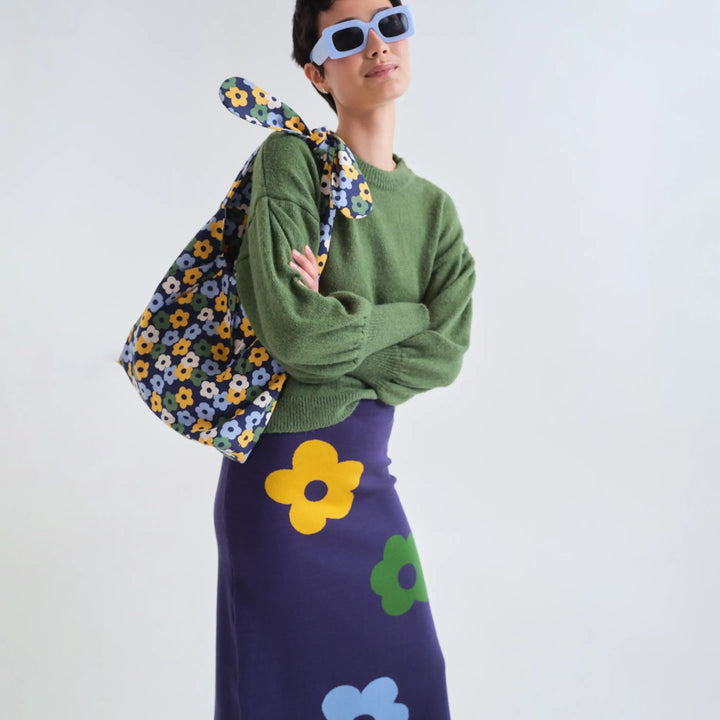 FALDA - Compañía Fantástica, Midi con estampado Euphonia