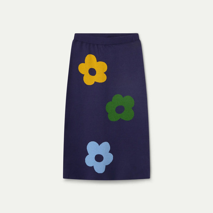 FALDA - Compañía Fantástica, Midi con estampado Euphonia