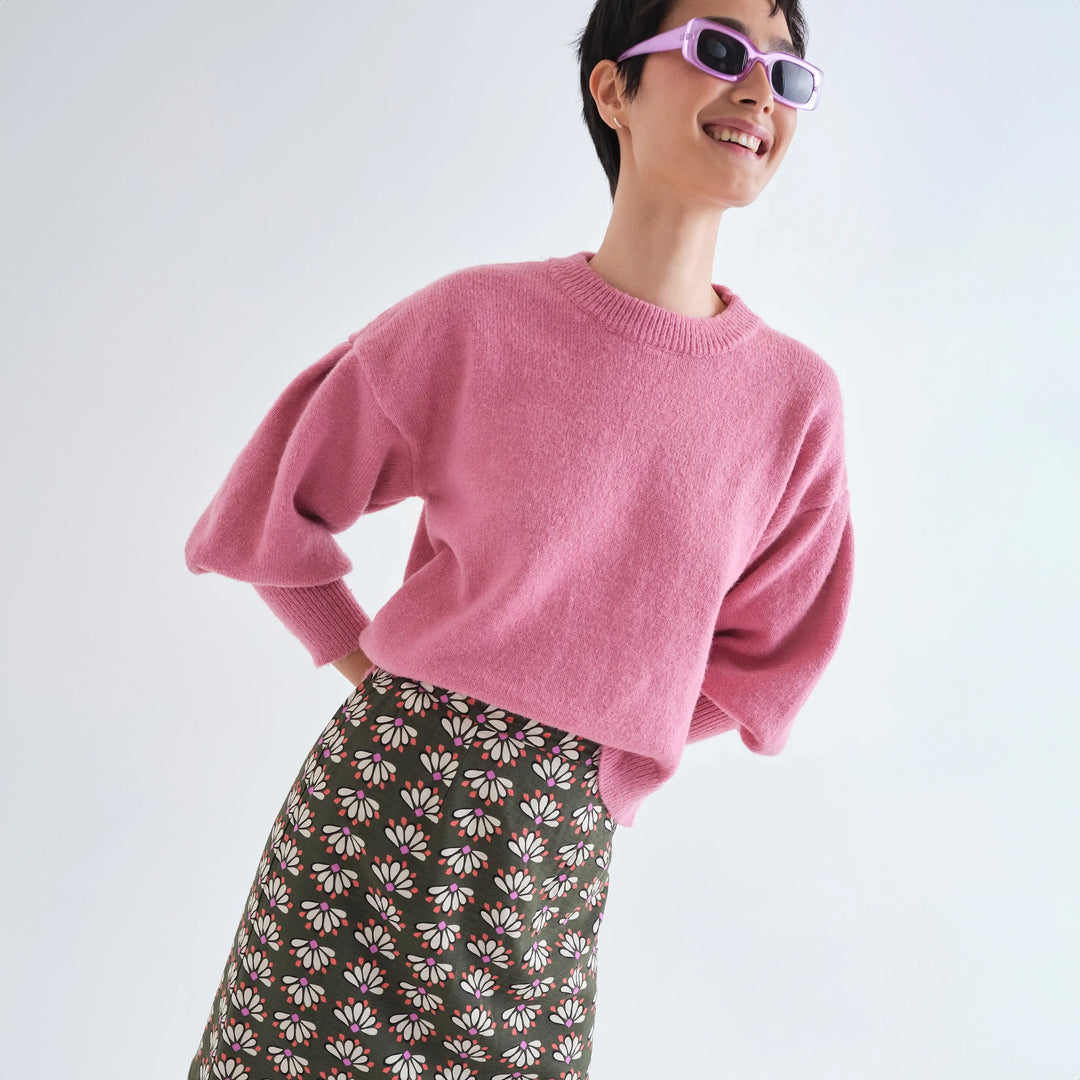 FALDA - Compañía Fantástica, Midi con estampado Geometry