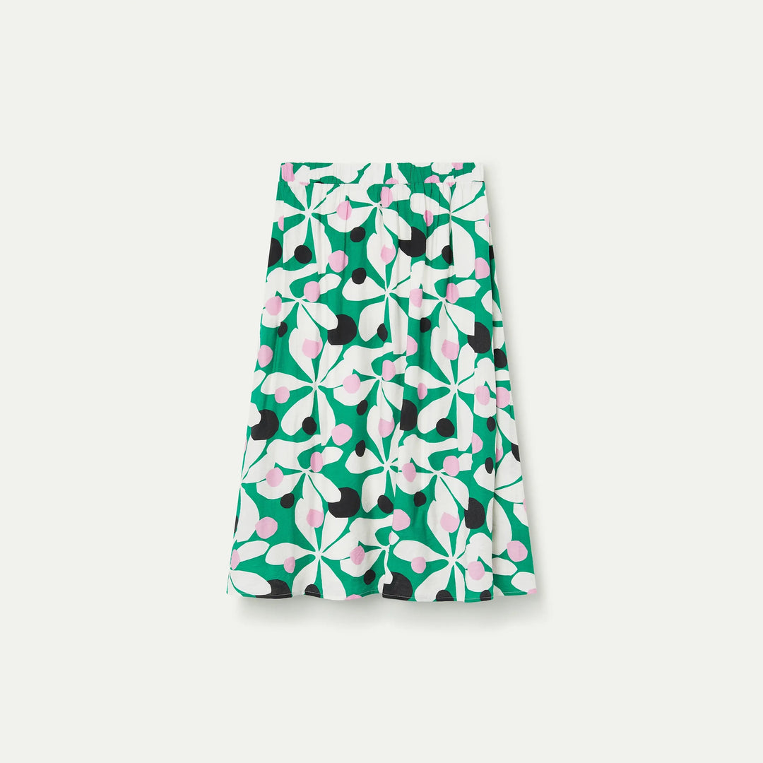 FALDA - Compañía Fantástica, Midi estampado Hosta