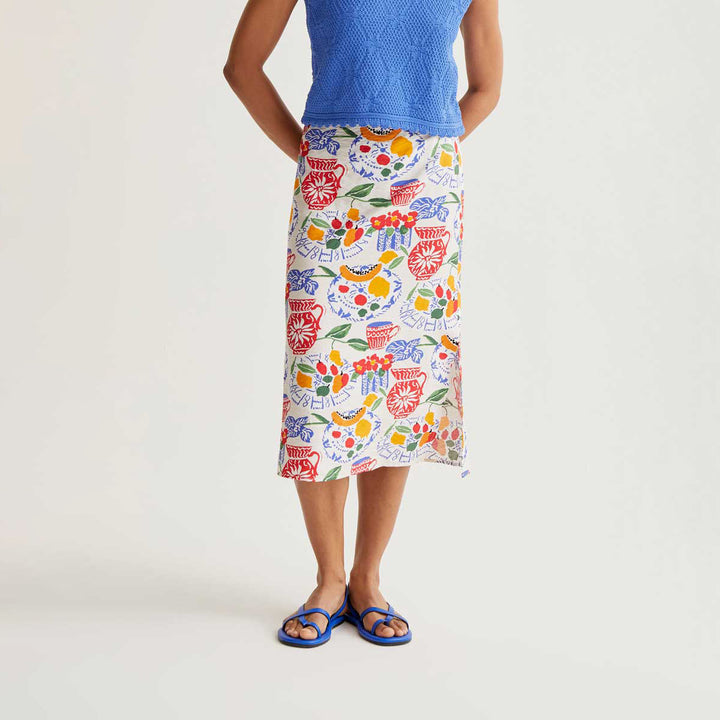 FALDA - Compañía Fantástica, Midi estampado Lush