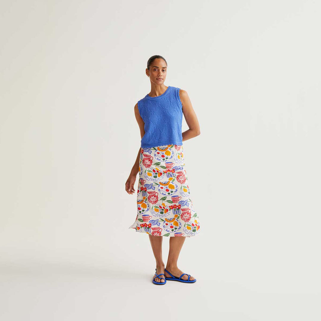 FALDA - Compañía Fantástica, Midi estampado Lush