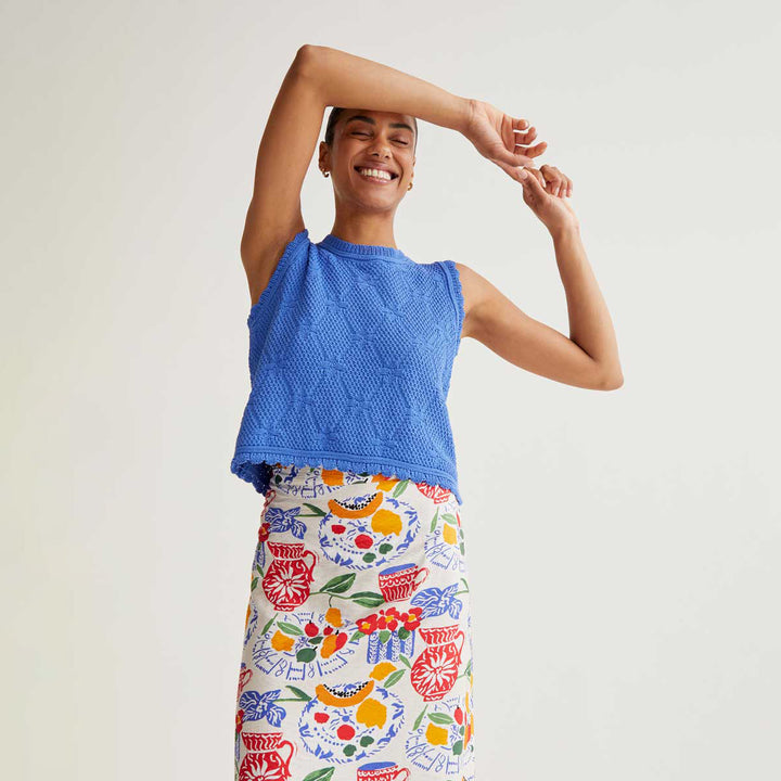 FALDA - Compañía Fantástica, Midi estampado Lush