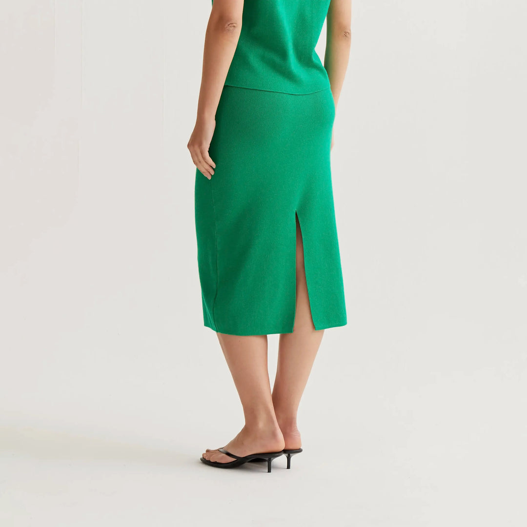 FALDA - Compañía Fantástica, Midi punto verde