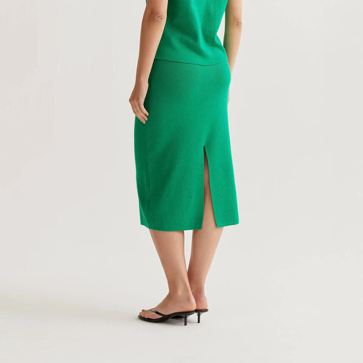 FALDA - Compañía Fantástica, Midi punto verde