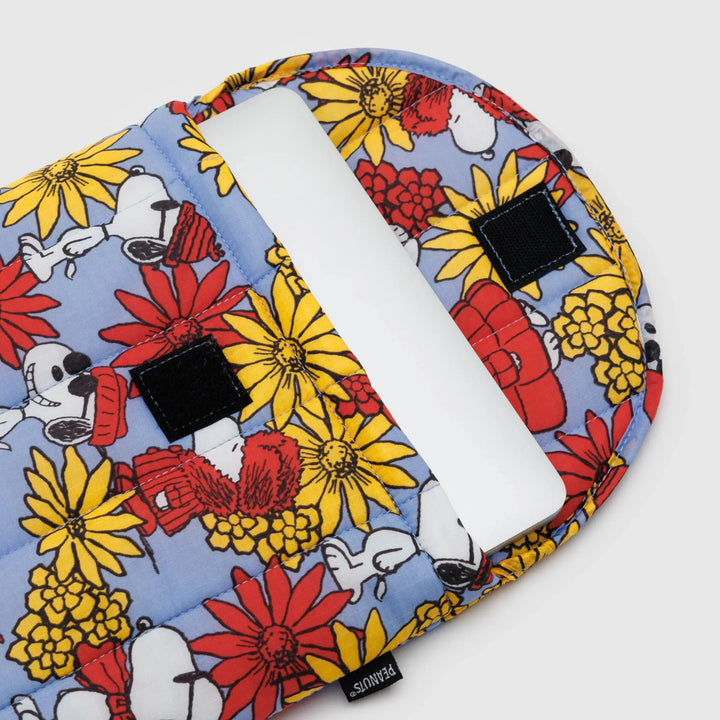 FUNDA DE PORTÁTIL 13''/14" - Baggu, Floral Snoopy