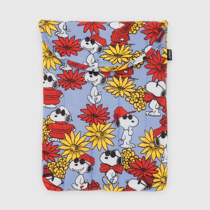 FUNDA DE PORTÁTIL 13''/14" - Baggu, Floral Snoopy