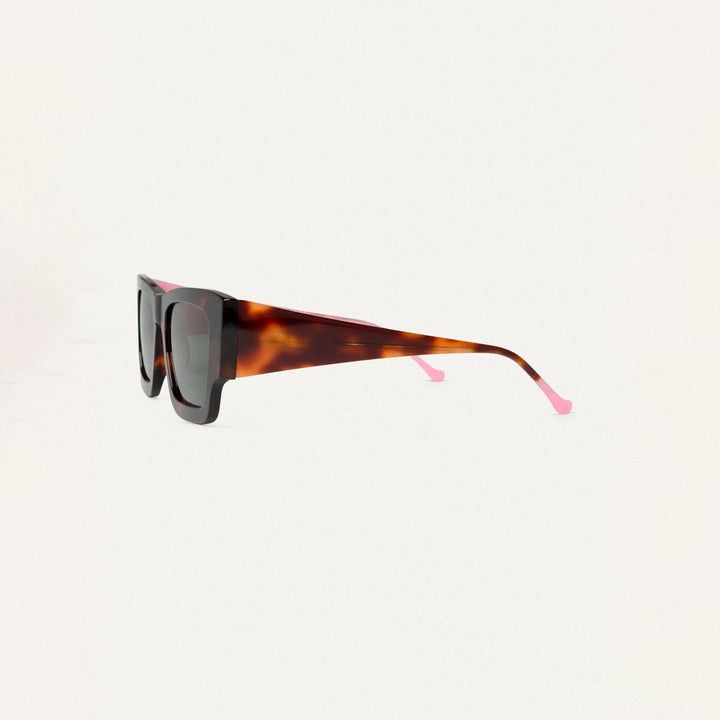 GAFAS DE SOL - Compañía Fantástica, Carey con punta patillas rosa claro