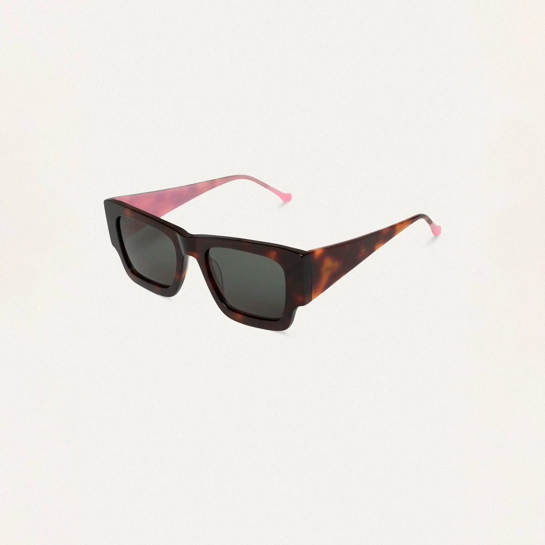 GAFAS DE SOL - Compañía Fantástica, Carey con punta patillas rosa claro