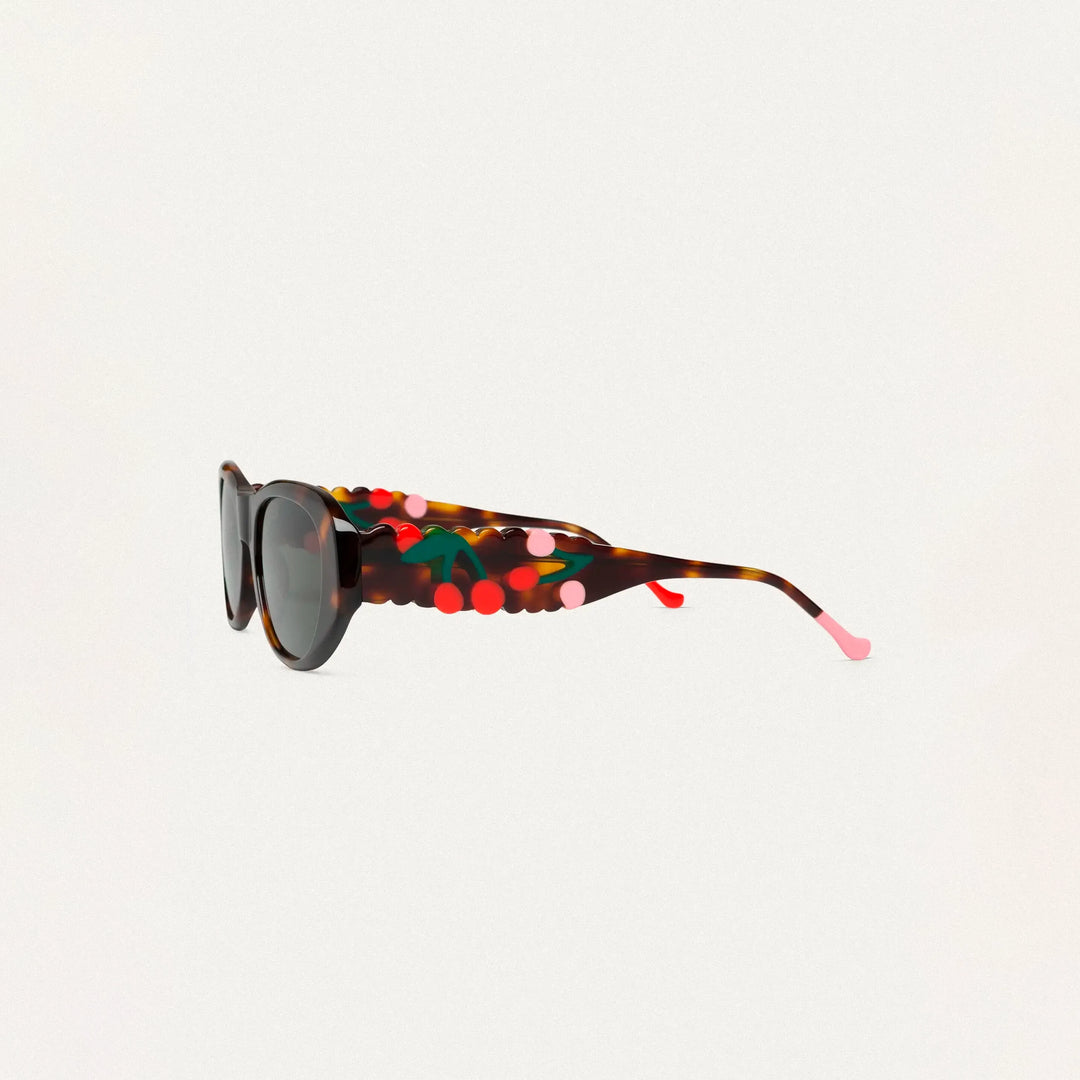GAFAS DE SOL - Compañía Fantástica, Marrones con estampado Guinda