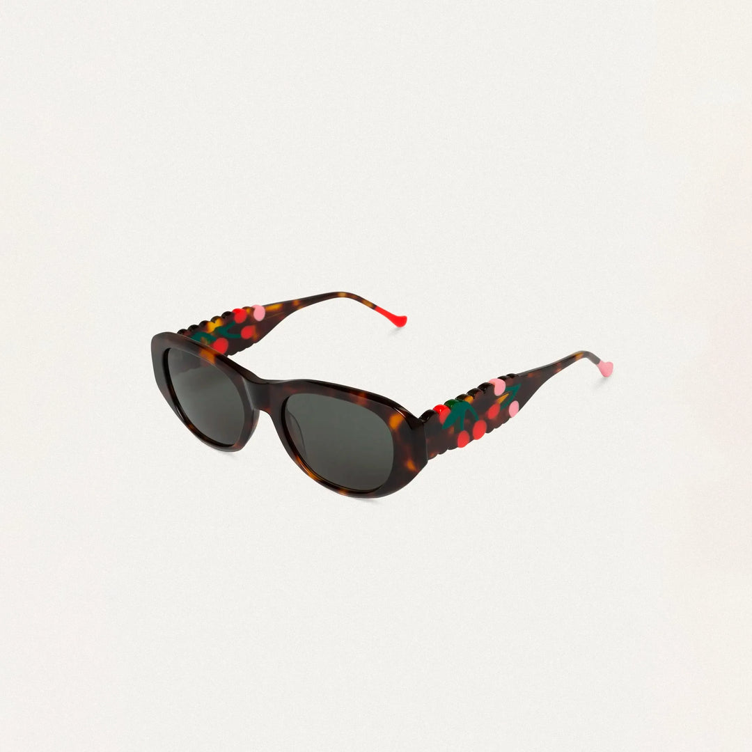 GAFAS DE SOL - Compañía Fantástica, Marrones con estampado Guinda