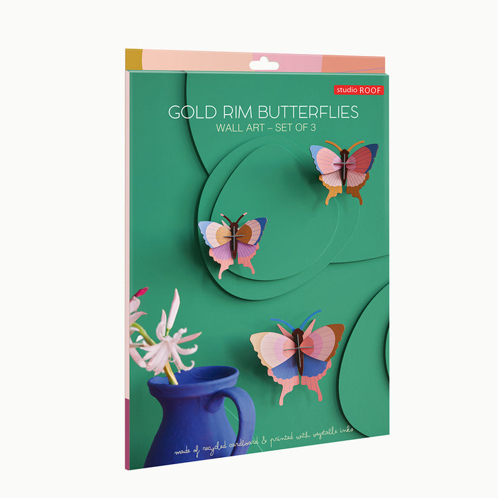 MAQUETA - Studio Roof, Gold Rim Butterflies