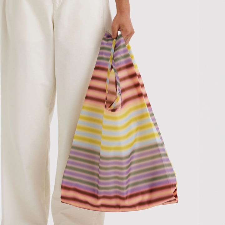 TOTE BAG - Baggu, Gradient Stripe Multi Standard