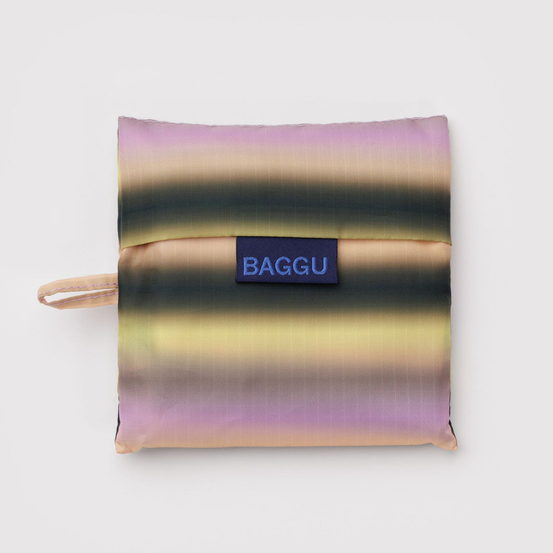 TOTE BAG - Baggu, Gradient Stripe Pink & Yellow Standard