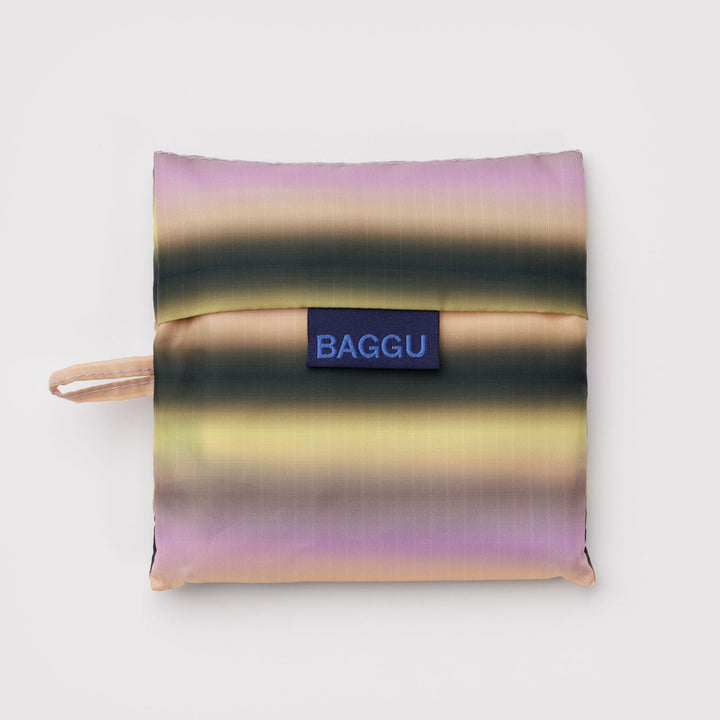TOTE BAG - Baggu, Gradient Stripe Pink & Yellow Standard