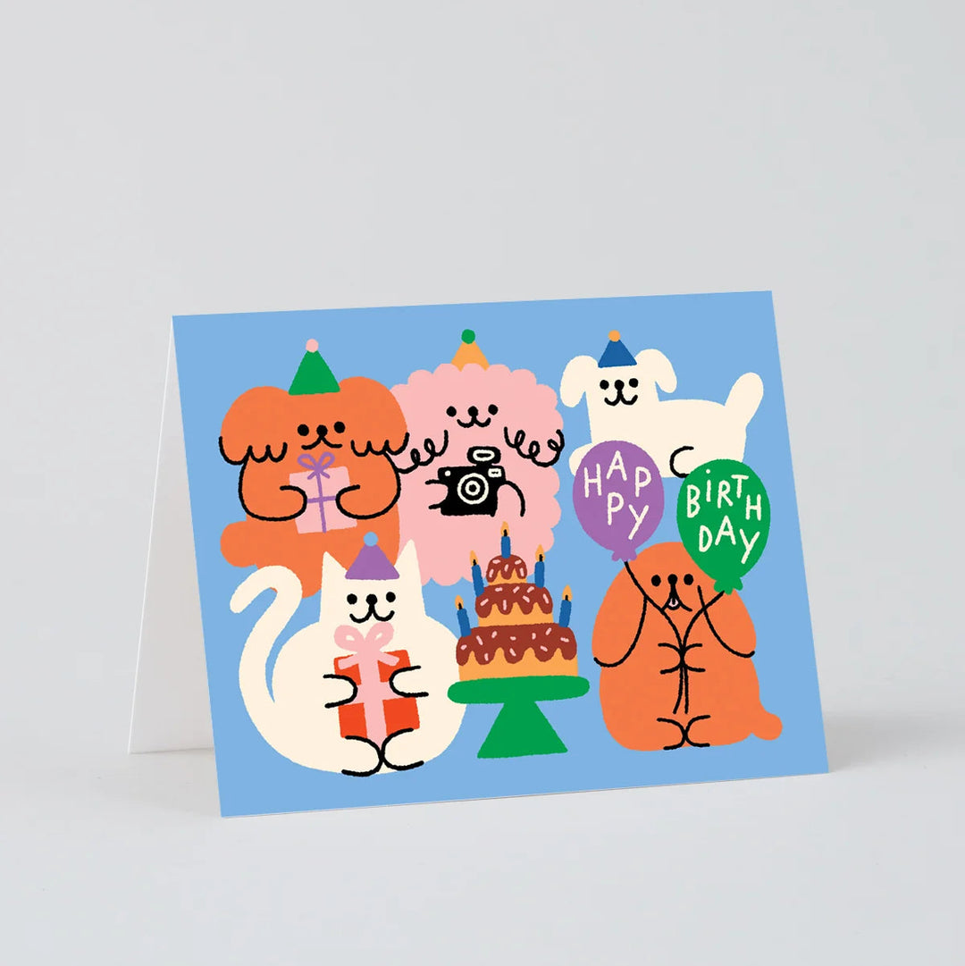 GREETING CARD - Wrap Magazine, Birthday Dog
