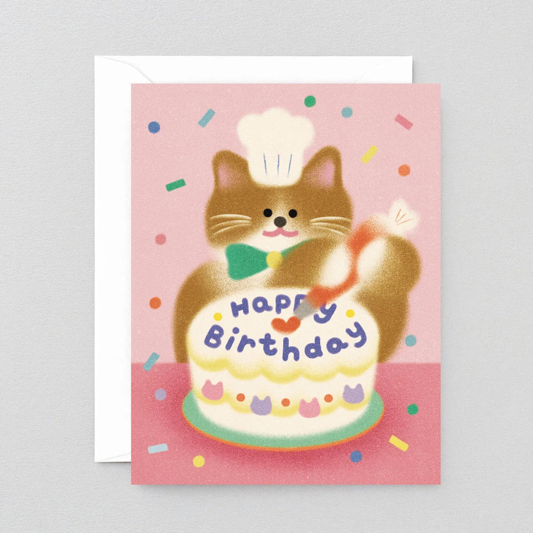 GREETING CARD - Wrap Magazine, Birthday Dog