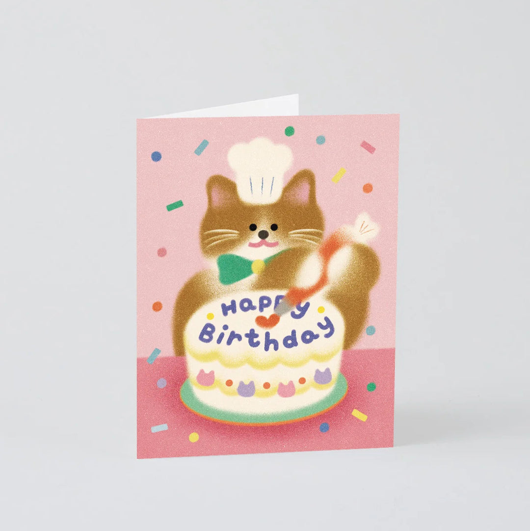 GREETING CARD - Wrap Magazine, Birthday Dog
