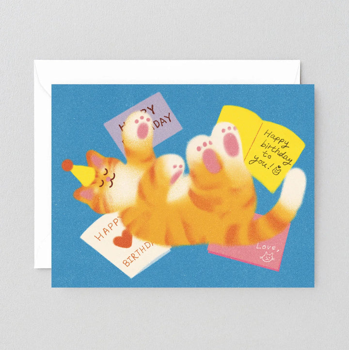 GREETING CARD - Wrap Magazine, Birthday Dog