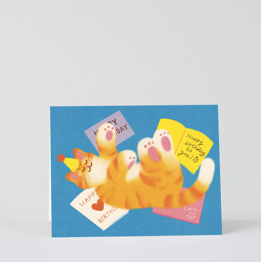 GREETING CARD - Wrap Magazine, Birthday Dog
