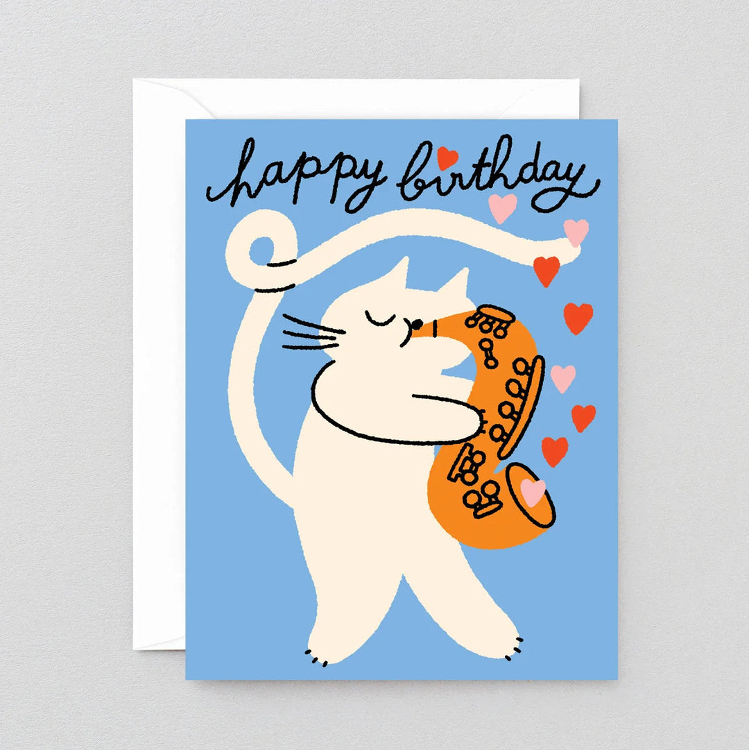 GREETING CARD - Wrap Magazine, Birthday Dog