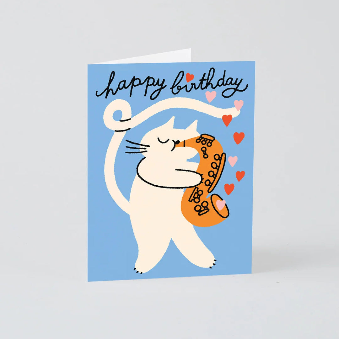 GREETING CARD - Wrap Magazine, Birthday Dog
